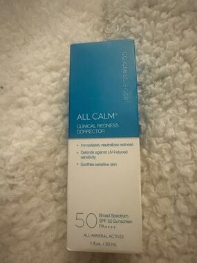 Colorescience All Calm Clinical Redness Corrector SPF 50 — Blue/White
